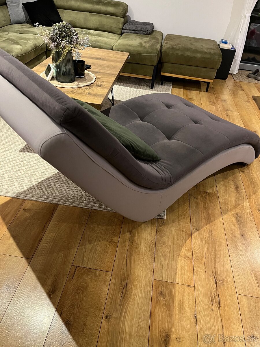 Sivá leňoška taburet - 3