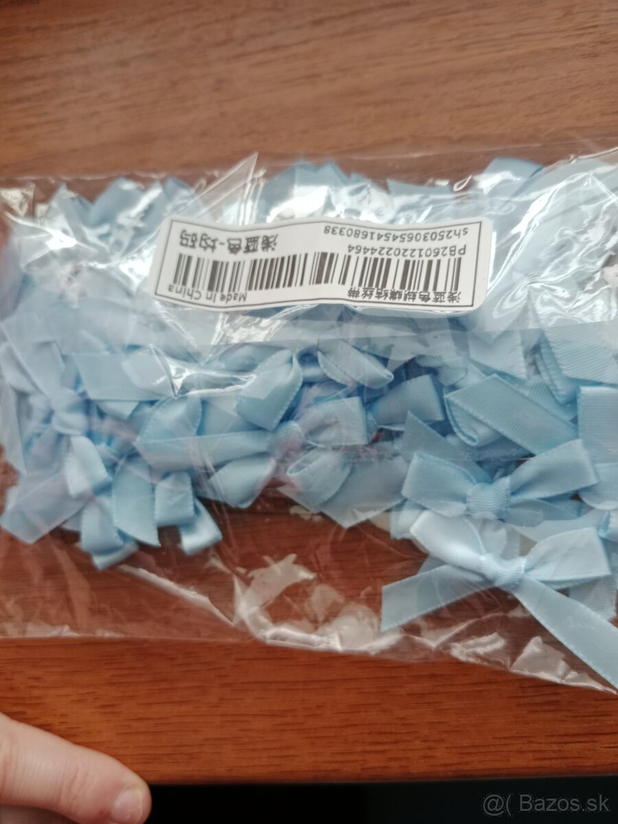 Mini modré mašličky - 3