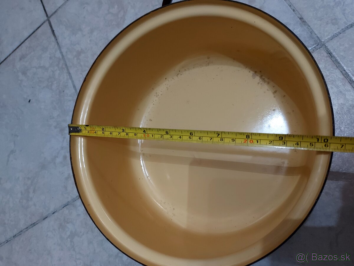 Hrniec novy mensi stredny smaltovany na kachle sporak - 3