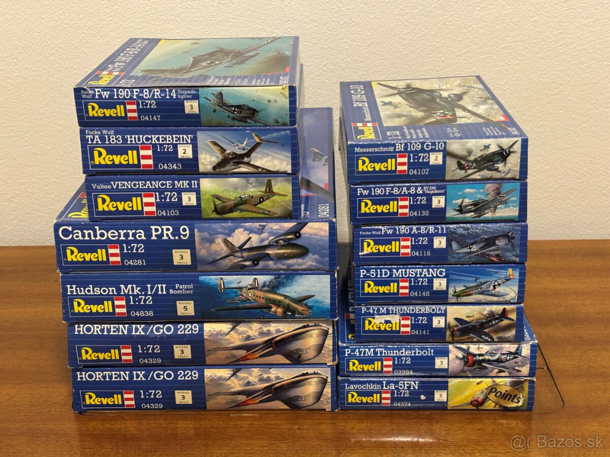 Plastikové modely lietadiel 1:72 a 1:144 - 3