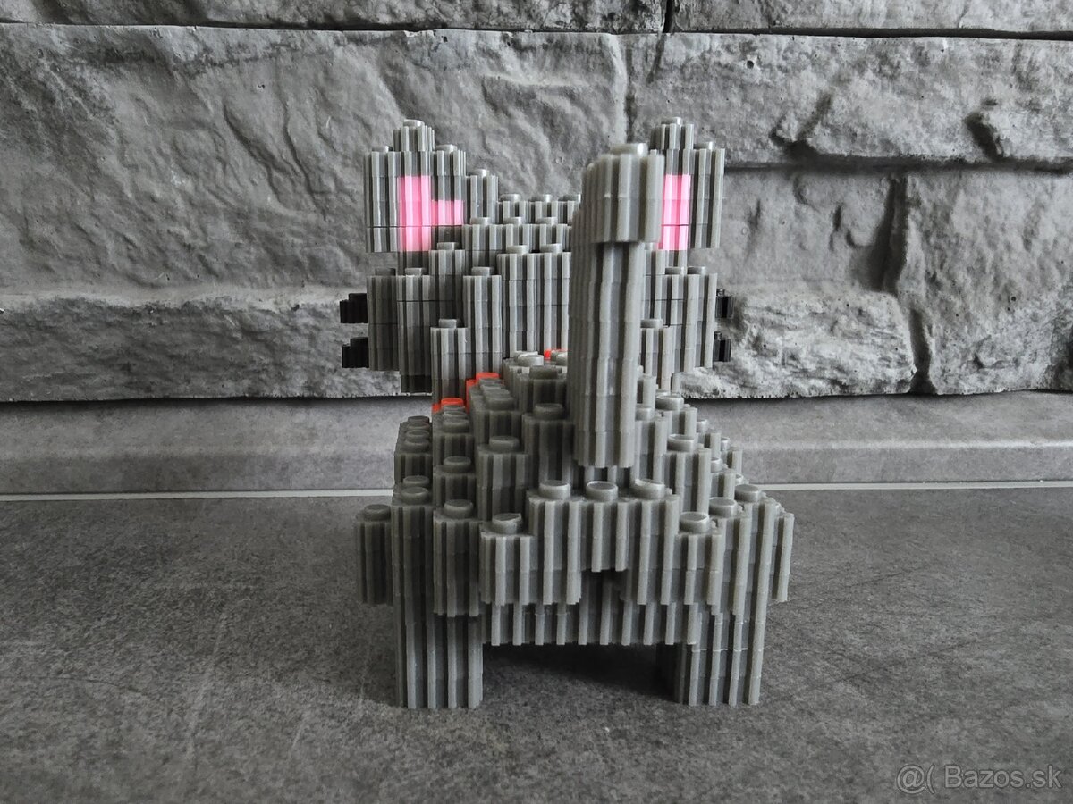 Sivá mačka Mini lego - 3