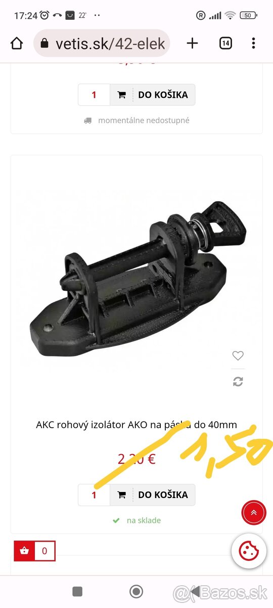 Izolatory na elektrický oplotok - 3