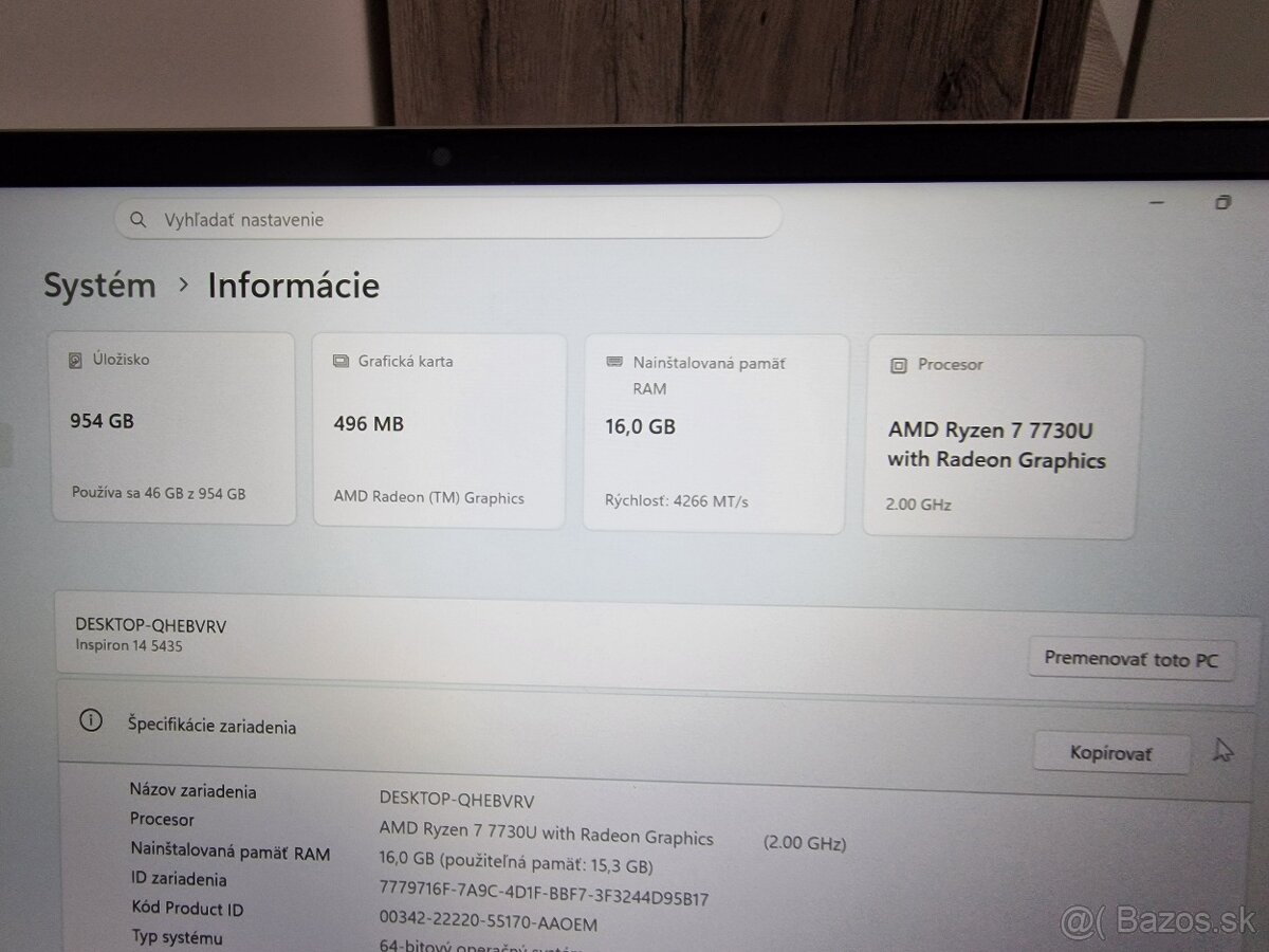 Dell inspirion 14 5435 - 3