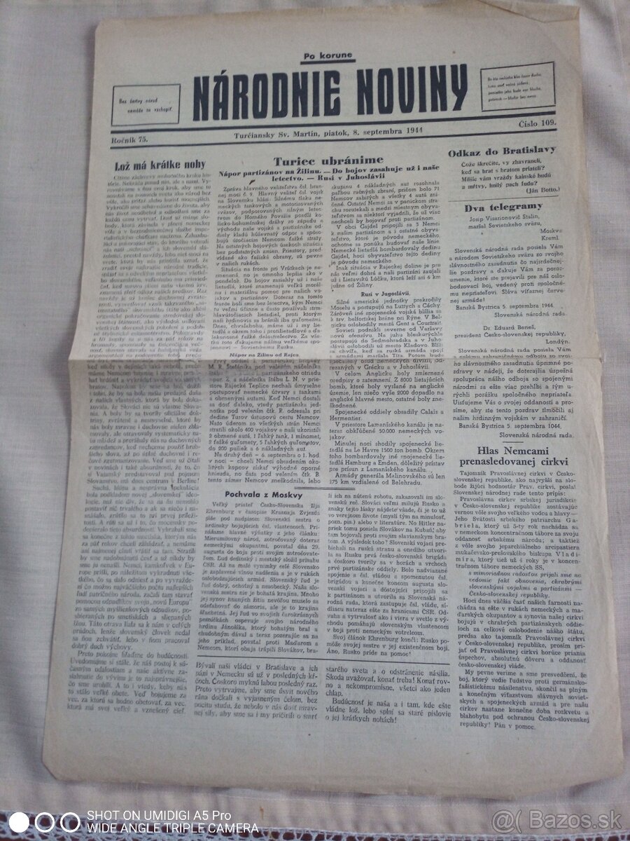 noviny 1944,1945 - 3