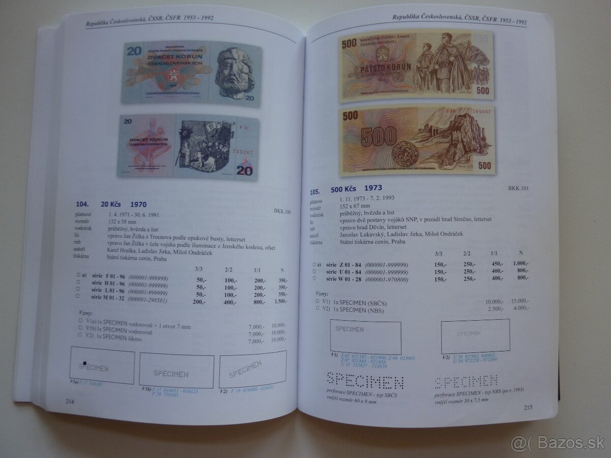 Katalog Papierové platidla - 3