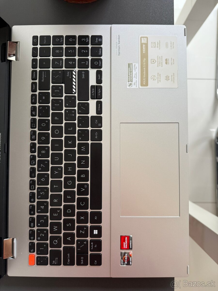 Notebook Asus Vivobook S 16 Flip (TN3604YA-MC009W) strieborn - 3