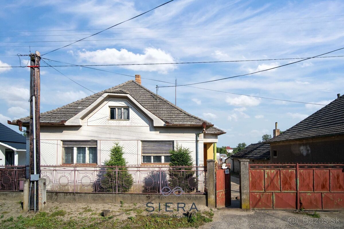 Na predaj, 4 izbový rodinný dom, Vlčany pri Šali, pozemok 34 - 3