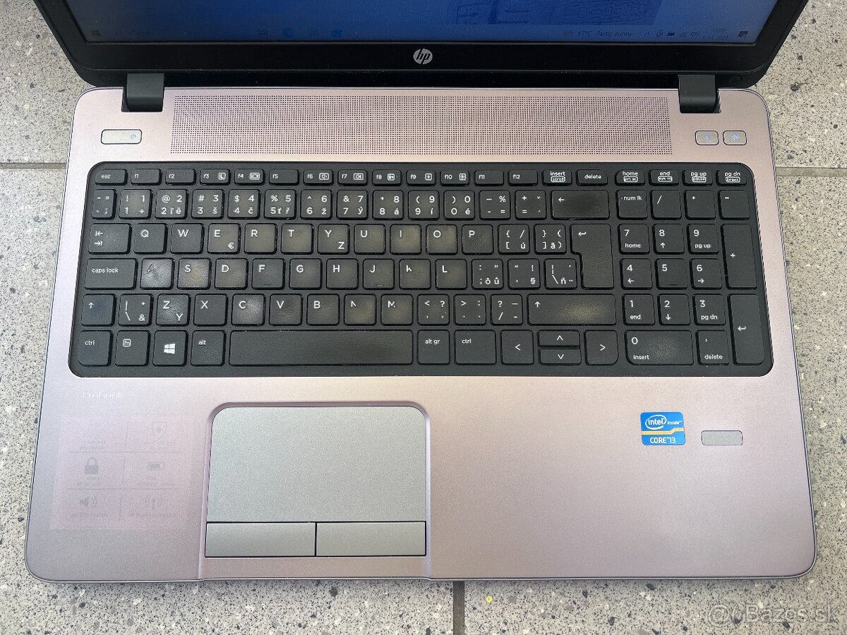 HP ProBook 450 G0 / i3 3120M / 8GB RAM / 256GB SSD / 15.6" - 3