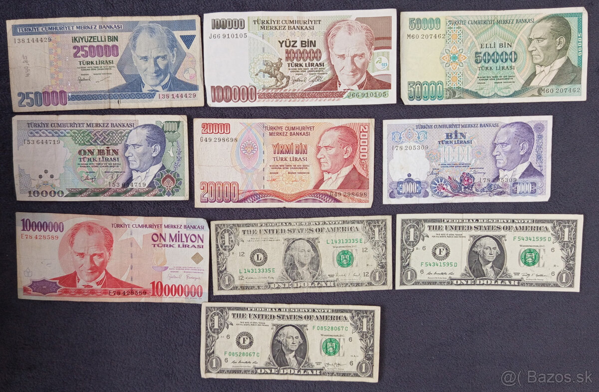 Bankovky z obehu svet 4 - 3