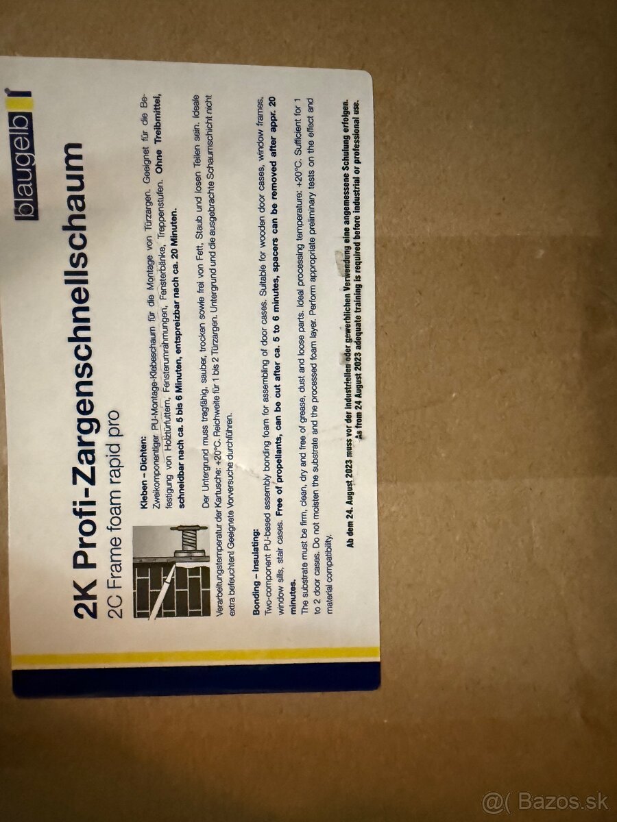 Montažna pena profi 24 kusov 2-zložkovú - 3