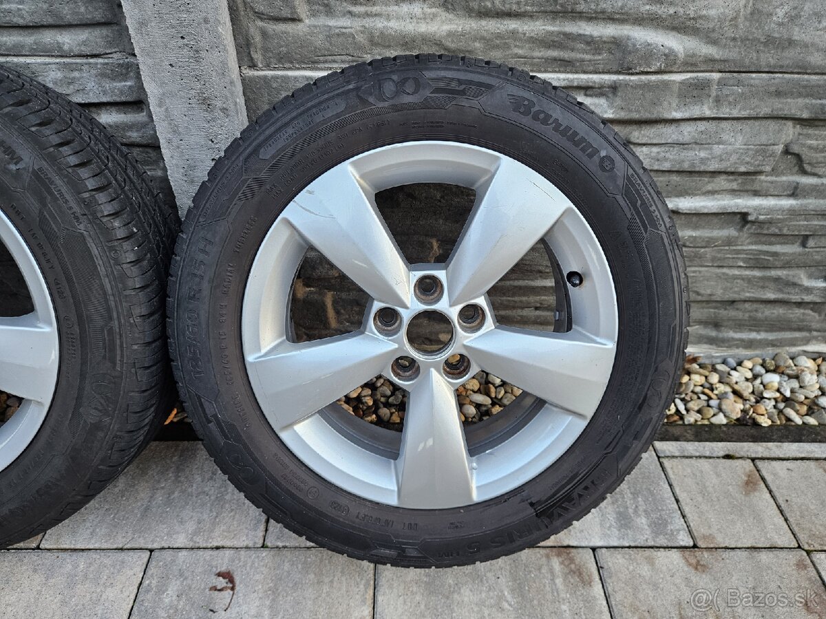 Disky Skoda 5x100 + pneu - 3