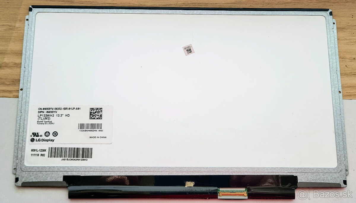 LCD display pre notebook 13.3" 1366x768 WXGA LED 40pin Slim - 3