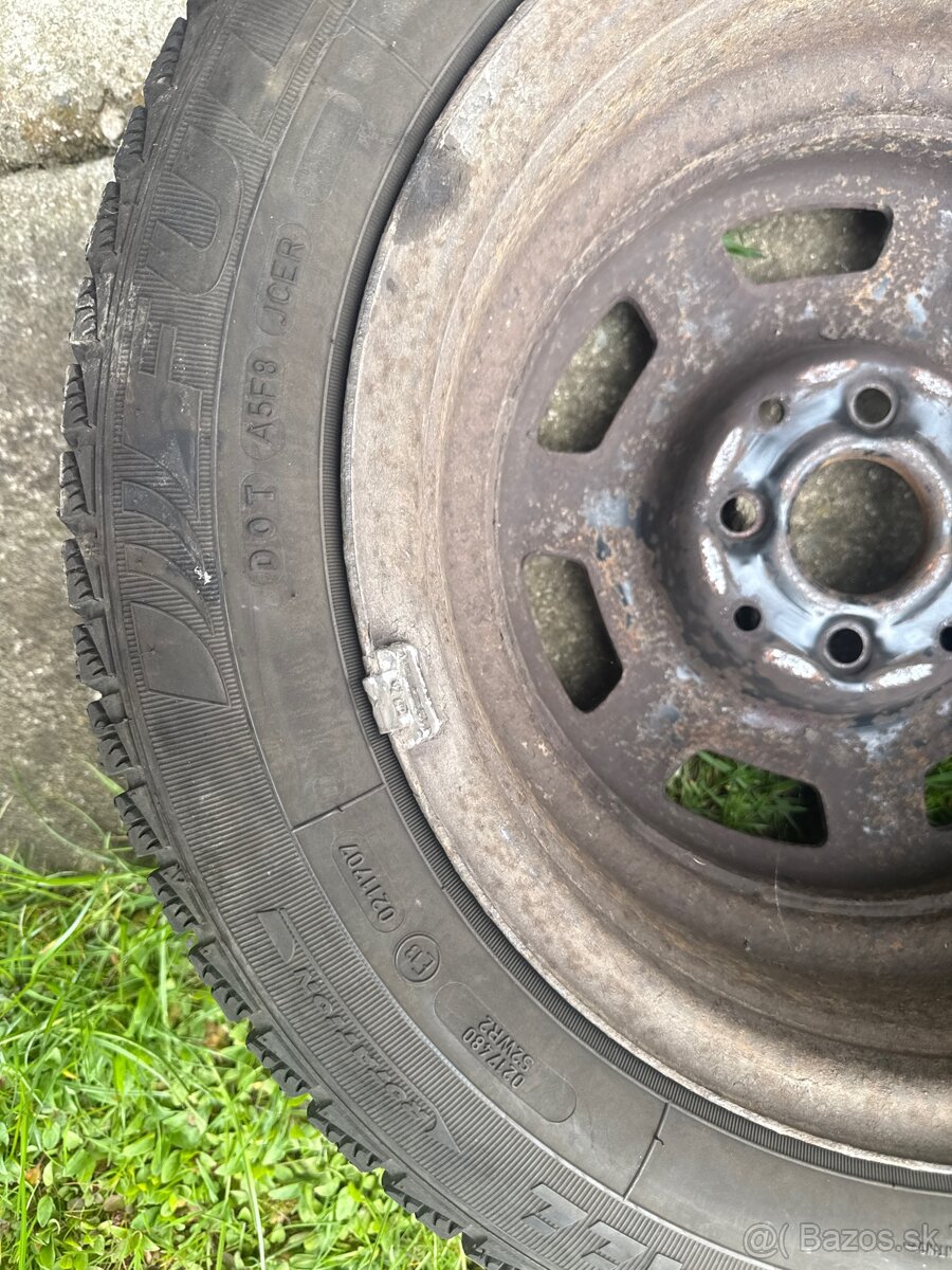 Fulda zimné pneu 185/60 R14 + disky - 3