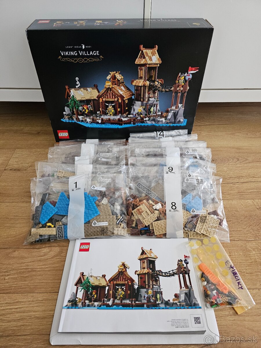 LEGO Ideas 21343 a LEGO Creator 31132 Vikingská loď a morský - 3