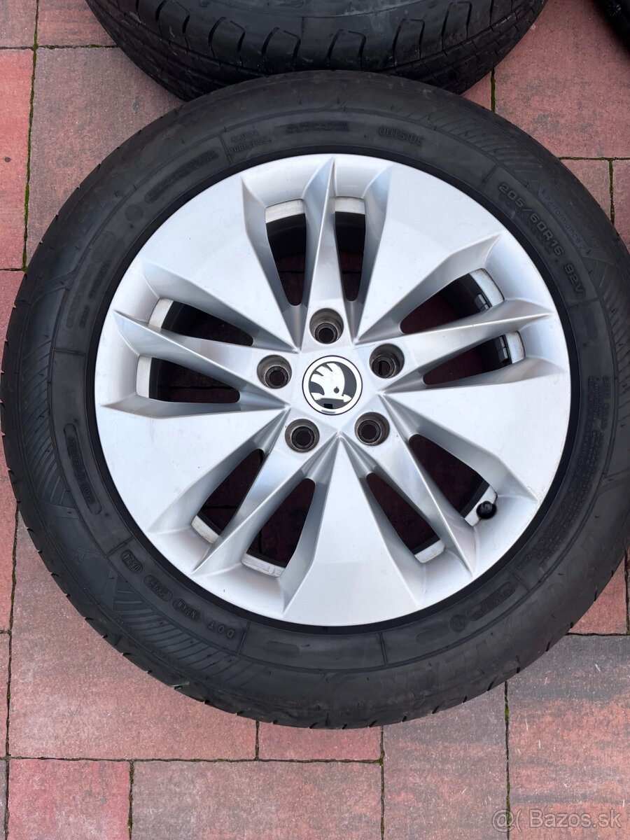 Orig.hliníkové disky Škoda R16 5x112 - 3