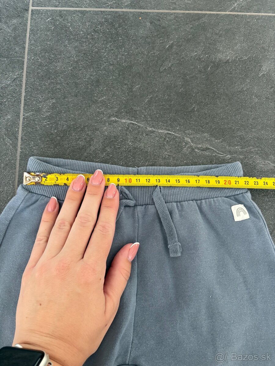 Tepláky Lindex zajac 86 modré - 3