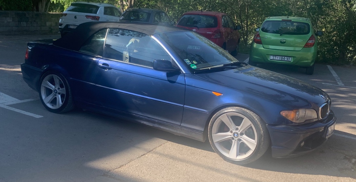 BMW E46 cabrio facelift - KAPOTA/KUFOR/DVERE/NÁRAZNKY - 3