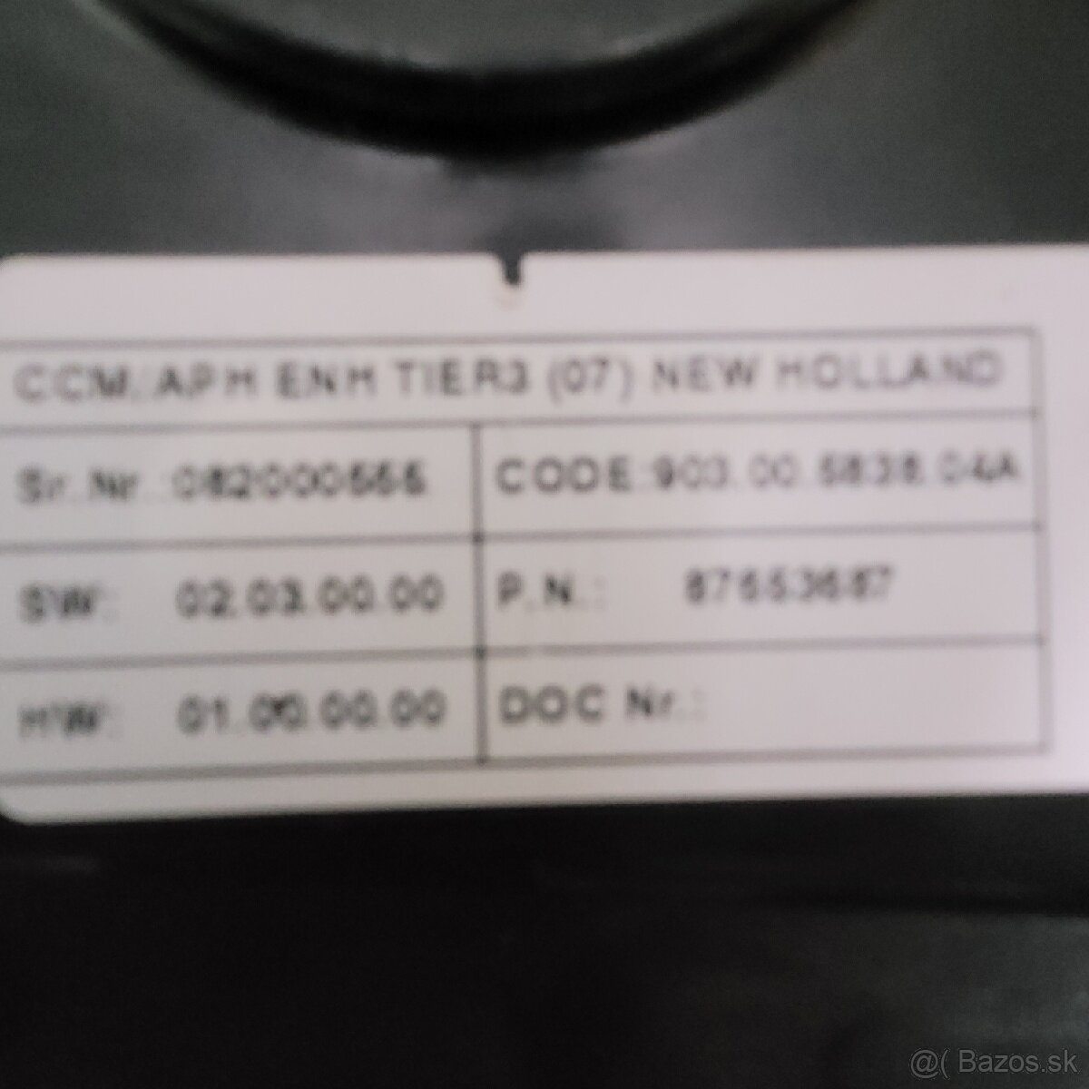 Pristrojová doska (licznik) NEW Holland - 3