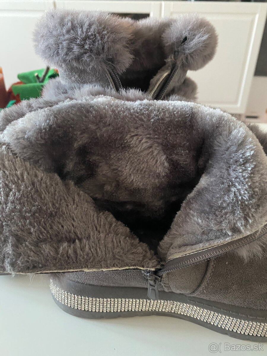 Kožušinove čižmičky 37 - 3