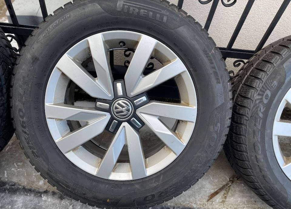 Orig.VW Alu Disky 5x112 6,5xR16 ET41 215 60 16 zimné - 3