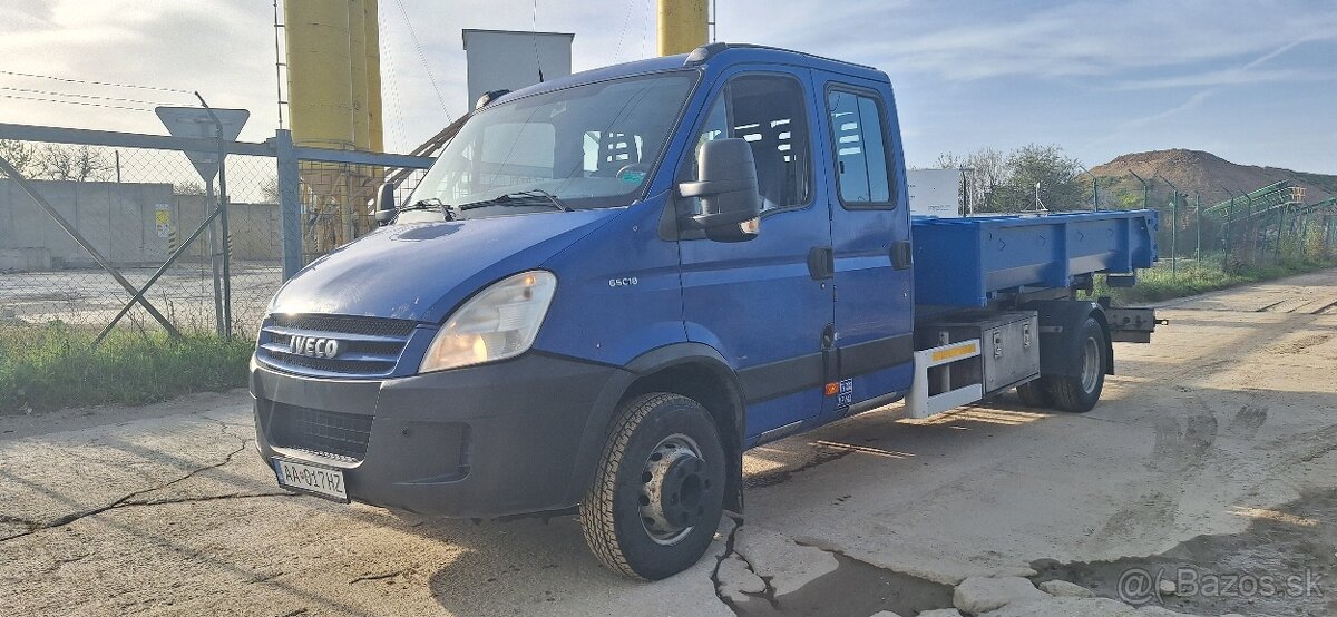 IVECO HÁKOVÝ NOSIČ KONTAJNEROV - 6 MIESTNE - NOVÁ STK - 3