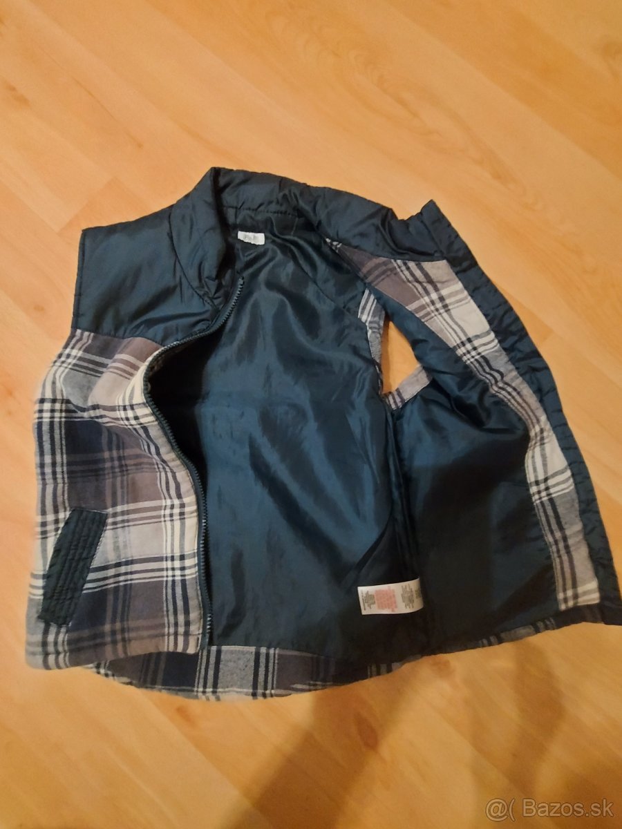 Vesta + Bunda chlapčenská, detská 122 - 3