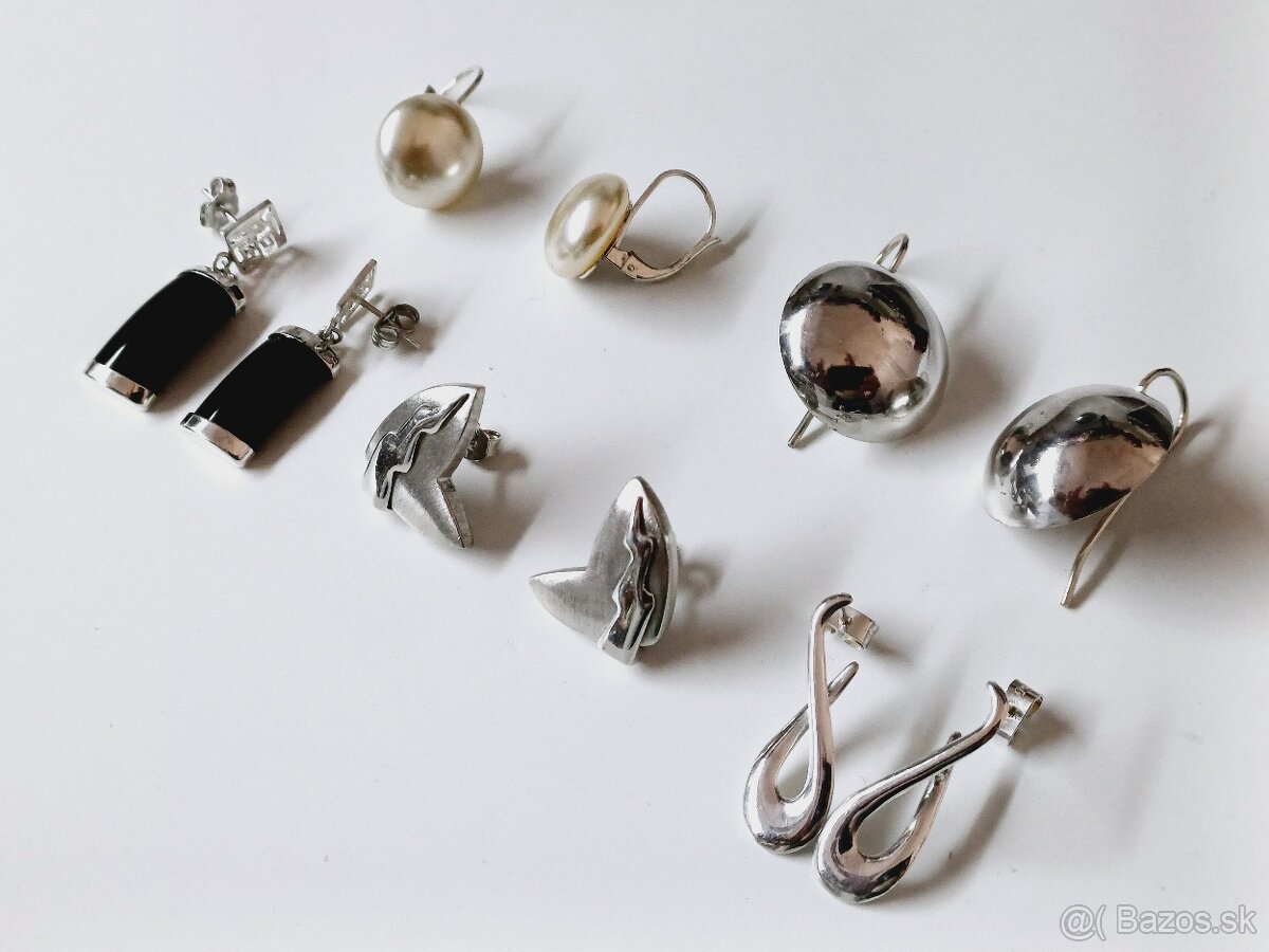 Krasne strieborne naušnice - 3