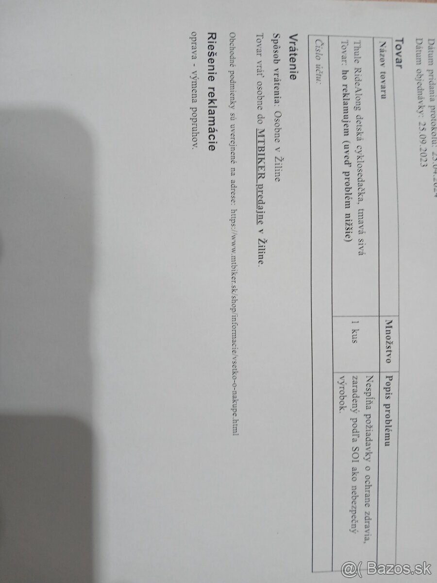 Cyklosedačka THULE RideAlong - 3