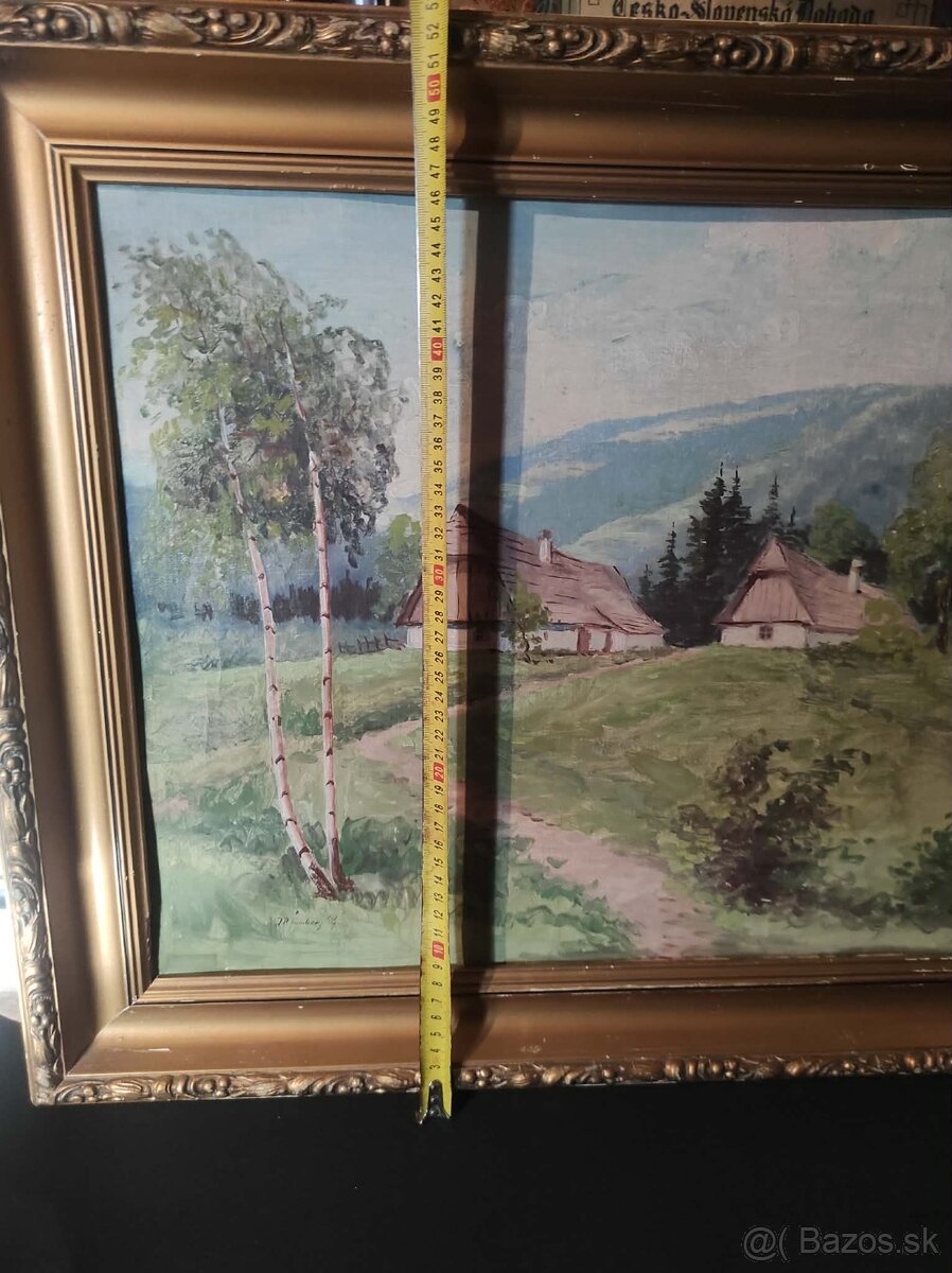 obraz, krajinomalba ...signovany - 3