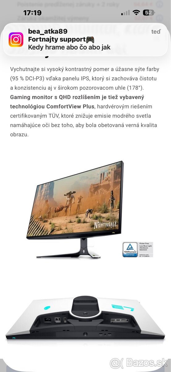 27" DELL Alienware AW2723DF - 3