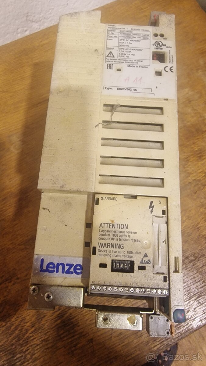 Predam frekvenčny menič lenze 8200 3kw - 3