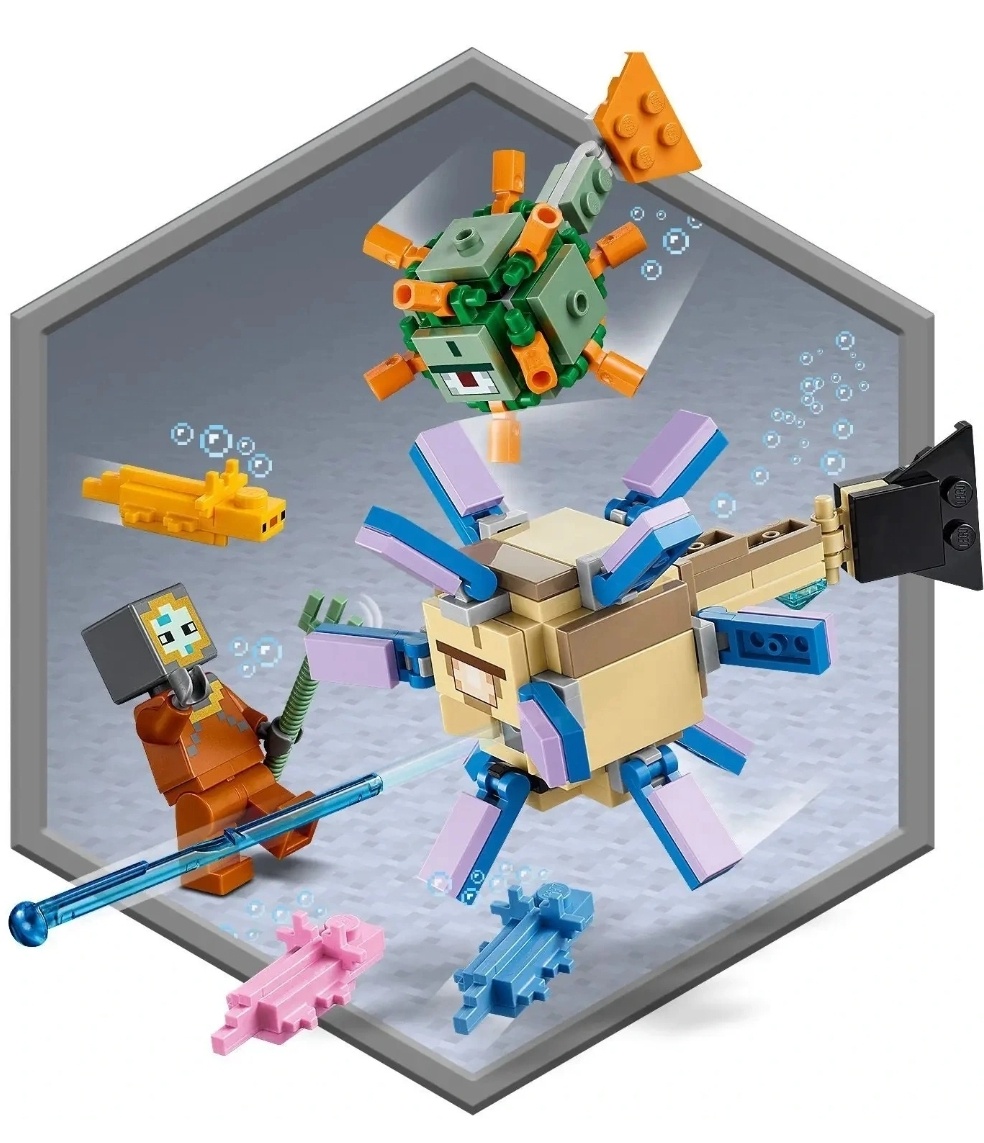 Lego Minecraft "Boj so strážcami" - 3