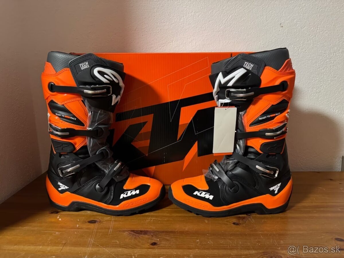 Nové MX čižmy Alpinestars Tech 7 KTM - 3