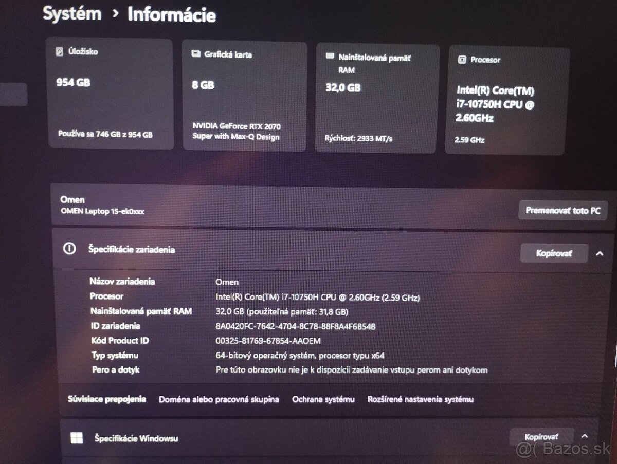 HP Omen 15 Herný notebook v TOP stave - 3