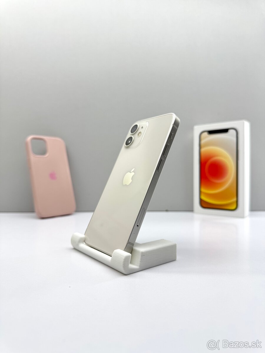 iPhone 12 MINI 128GB WHITE TOP STAV BATÉRIA 100%+APPLE KRYT - 3