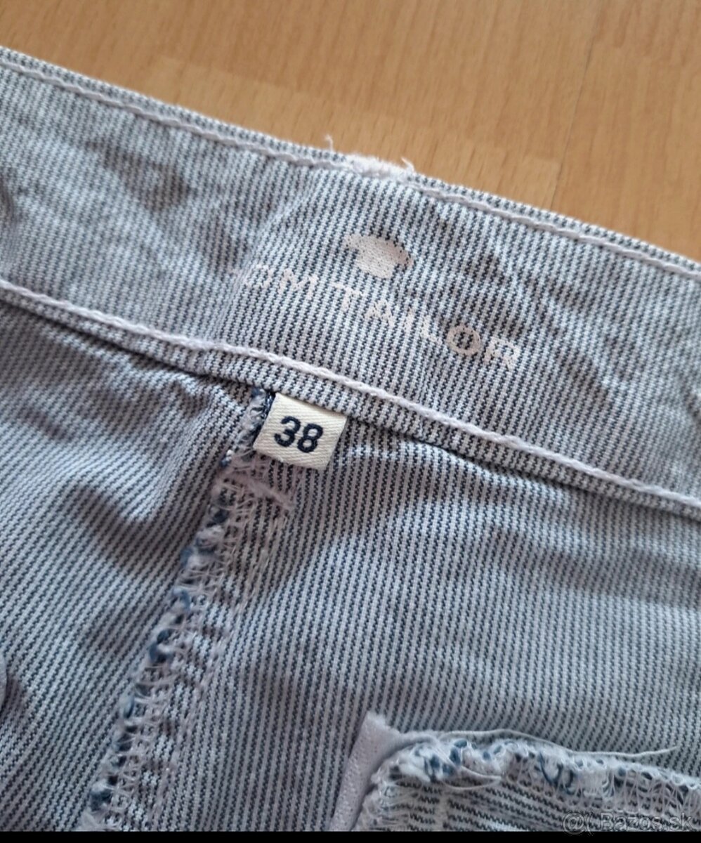 Tom Tailor značkové 3/4 kaprové nohavice - 3