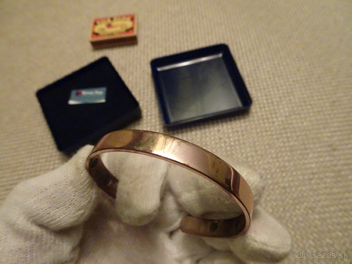 Predám medený náramok s integrovanými magnetmi - 3