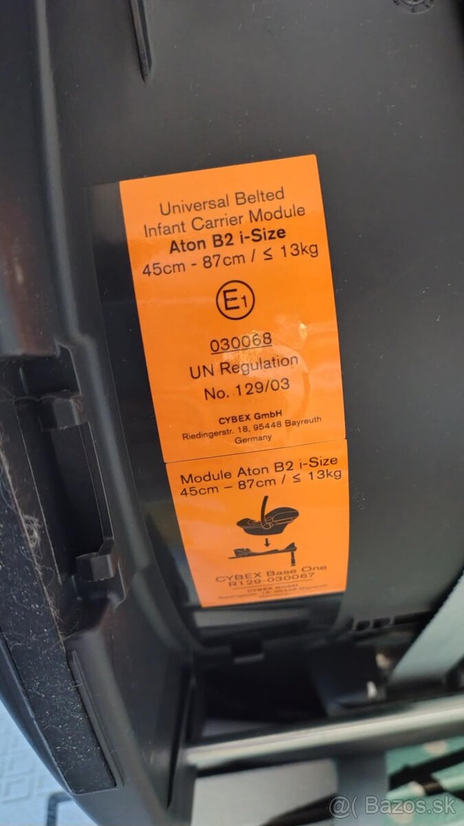 Predam vajíčko Cybex aton B2 + adaptery - 3