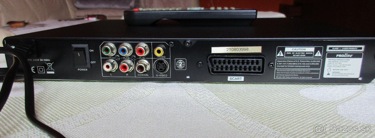 DVD prehrávač ProLine DVD1460X + diaľkový ovládač - 3
