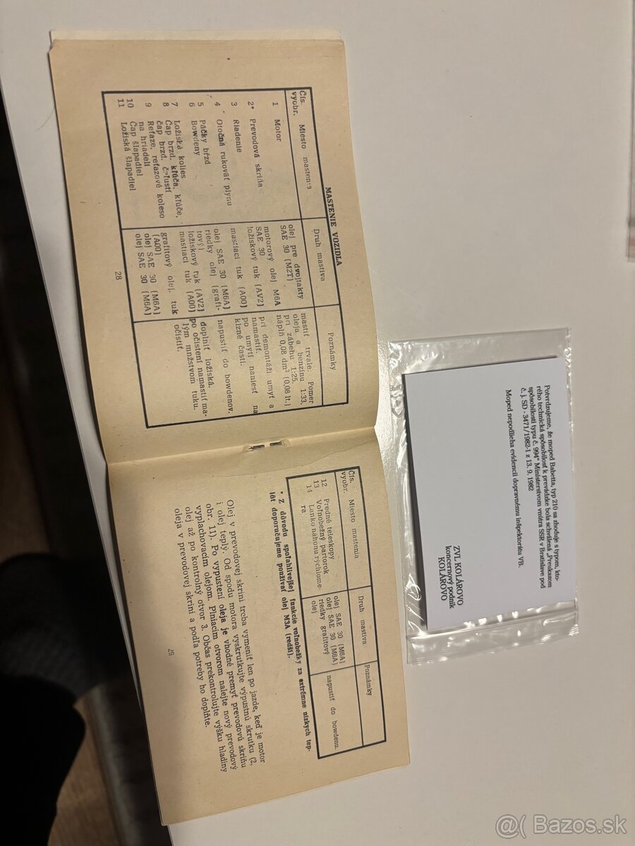 Babetta 210 návod na obsluhu + TP kartička - 3