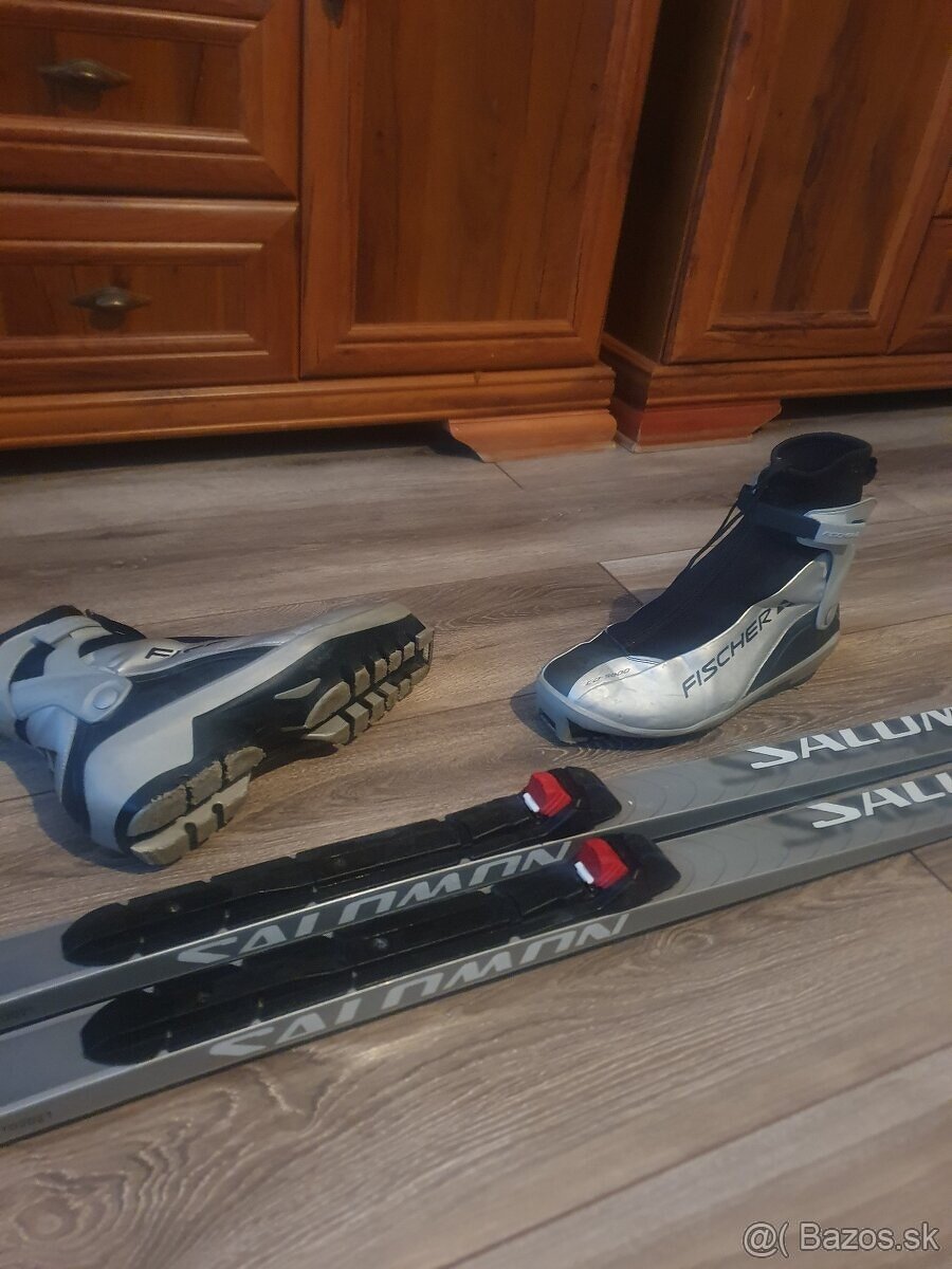 Predam bezkovy set,salomon,183 cm,SNS,c.44,supiny - - 3