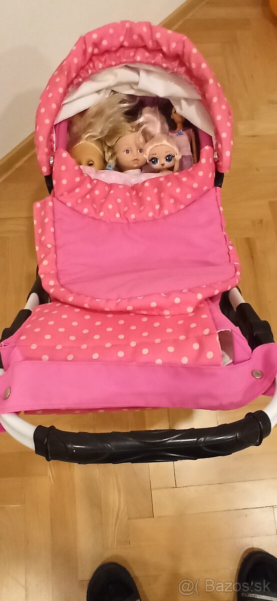 Detský kočík s bábikami - 3