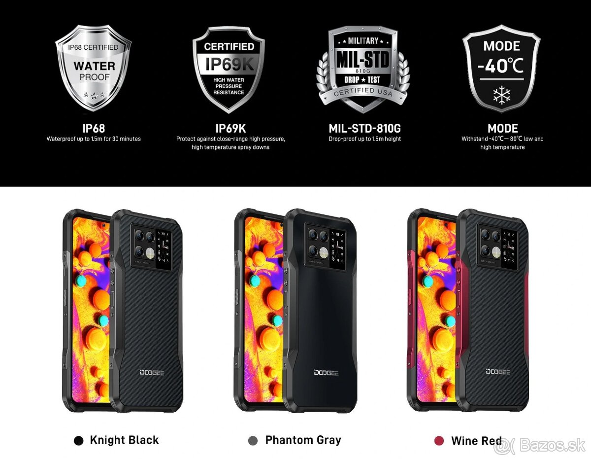 Doogee v20 - IP 68/69 - 3