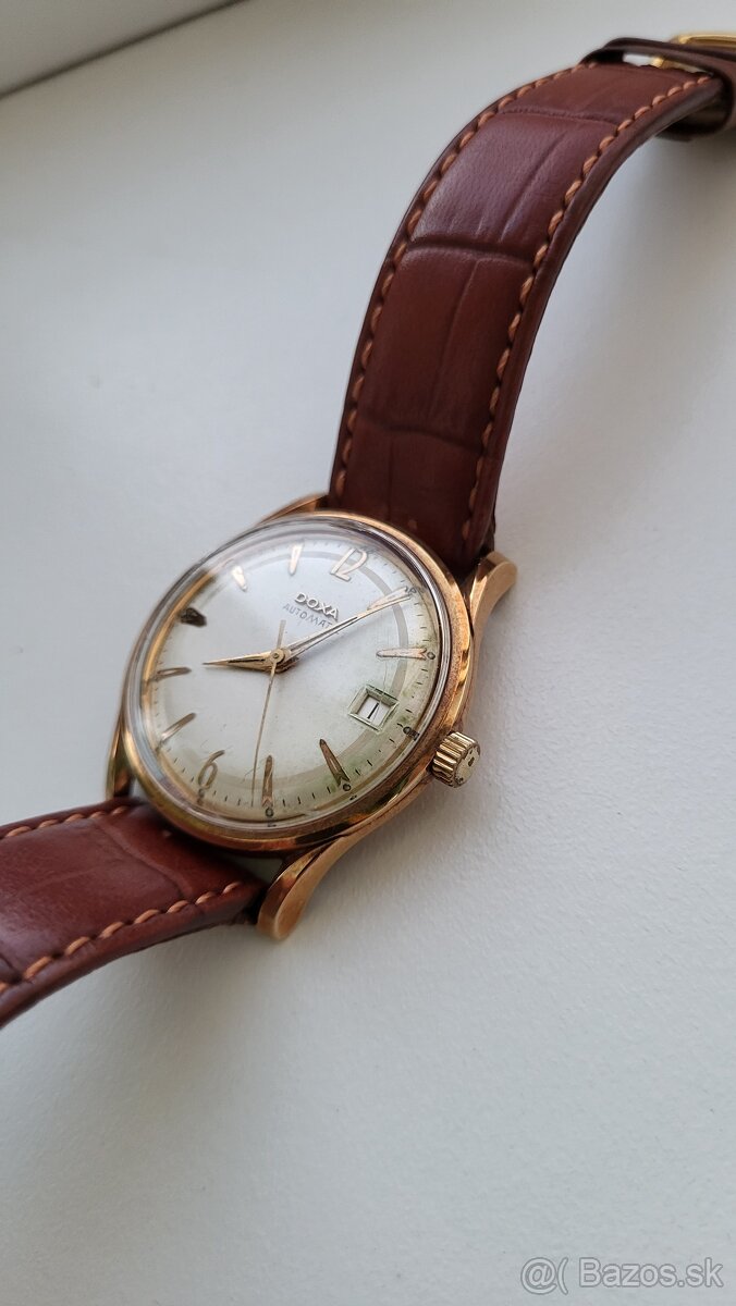 Predám vintage Doxa 14k,automatic. - 3