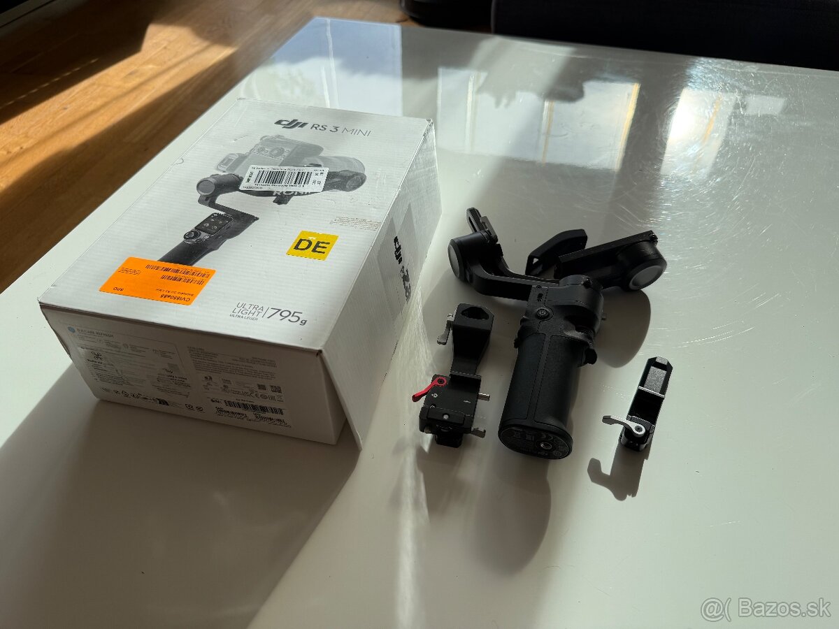 Predám stabilizátor DJI RS 3 Mini - 3
