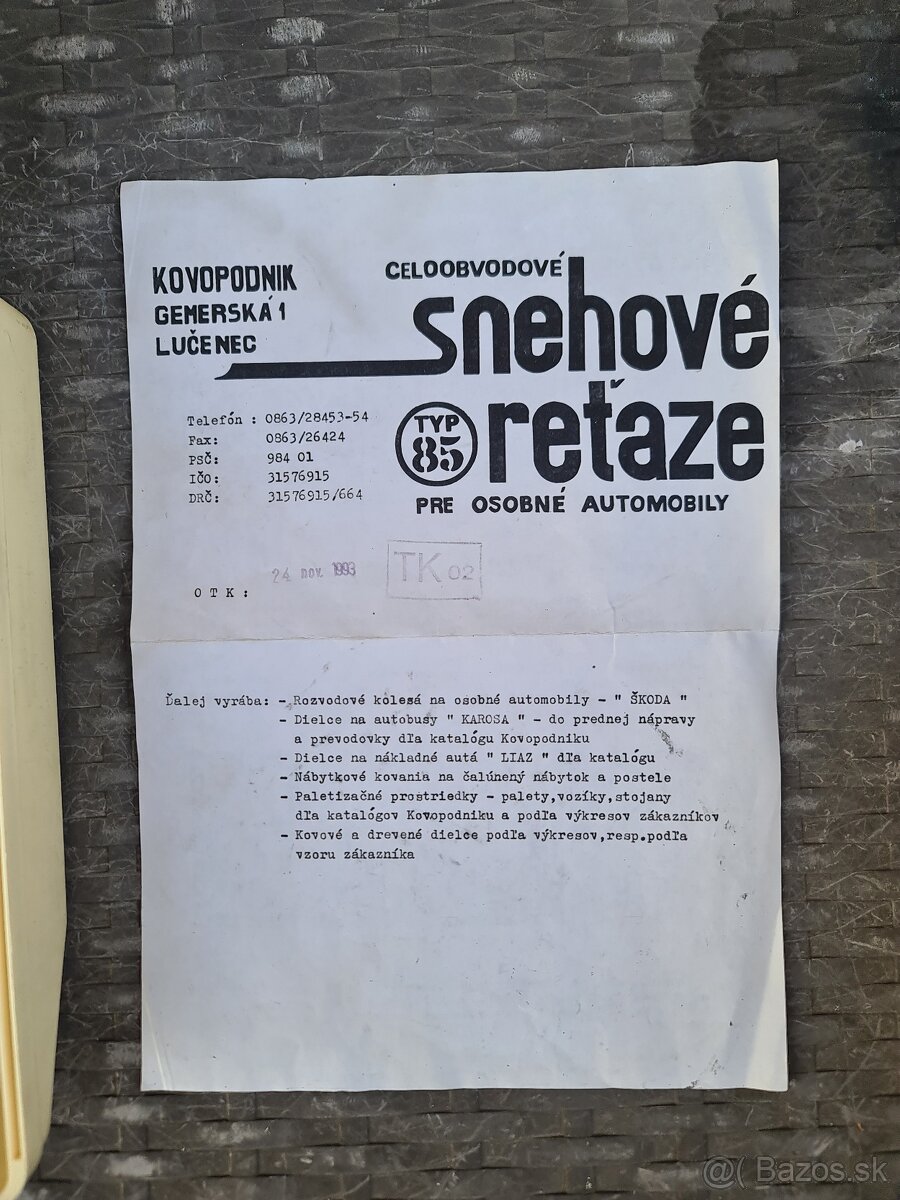 Snehové reťaze - 3
