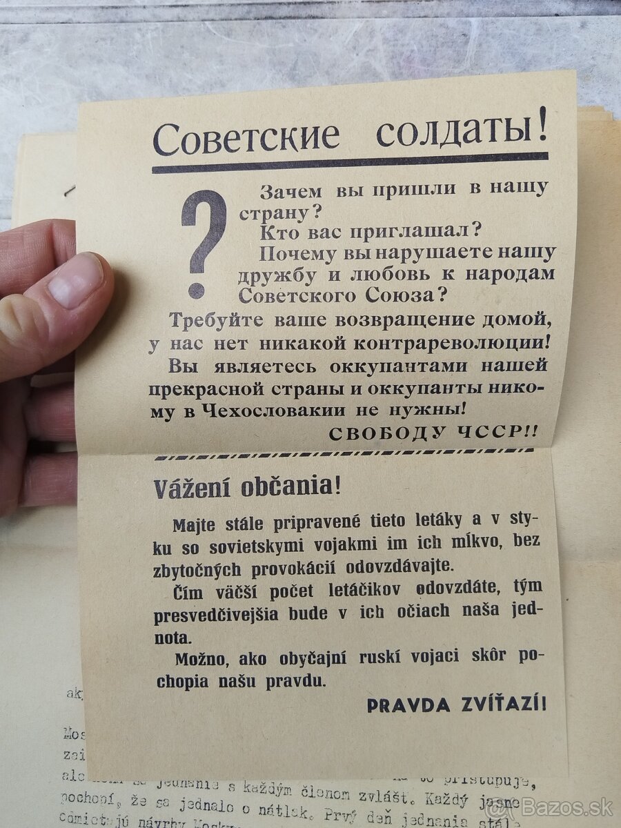 1968 dobový letáčik - 3