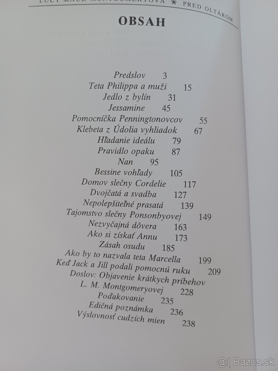 L.M.Montgomery Pred oltárom - 3