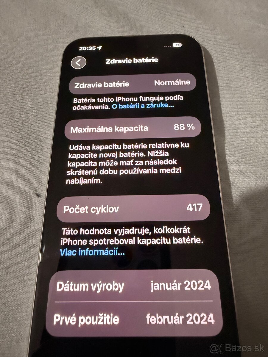 Apple iPhone 15 Pro 128GB White Titanium - 3