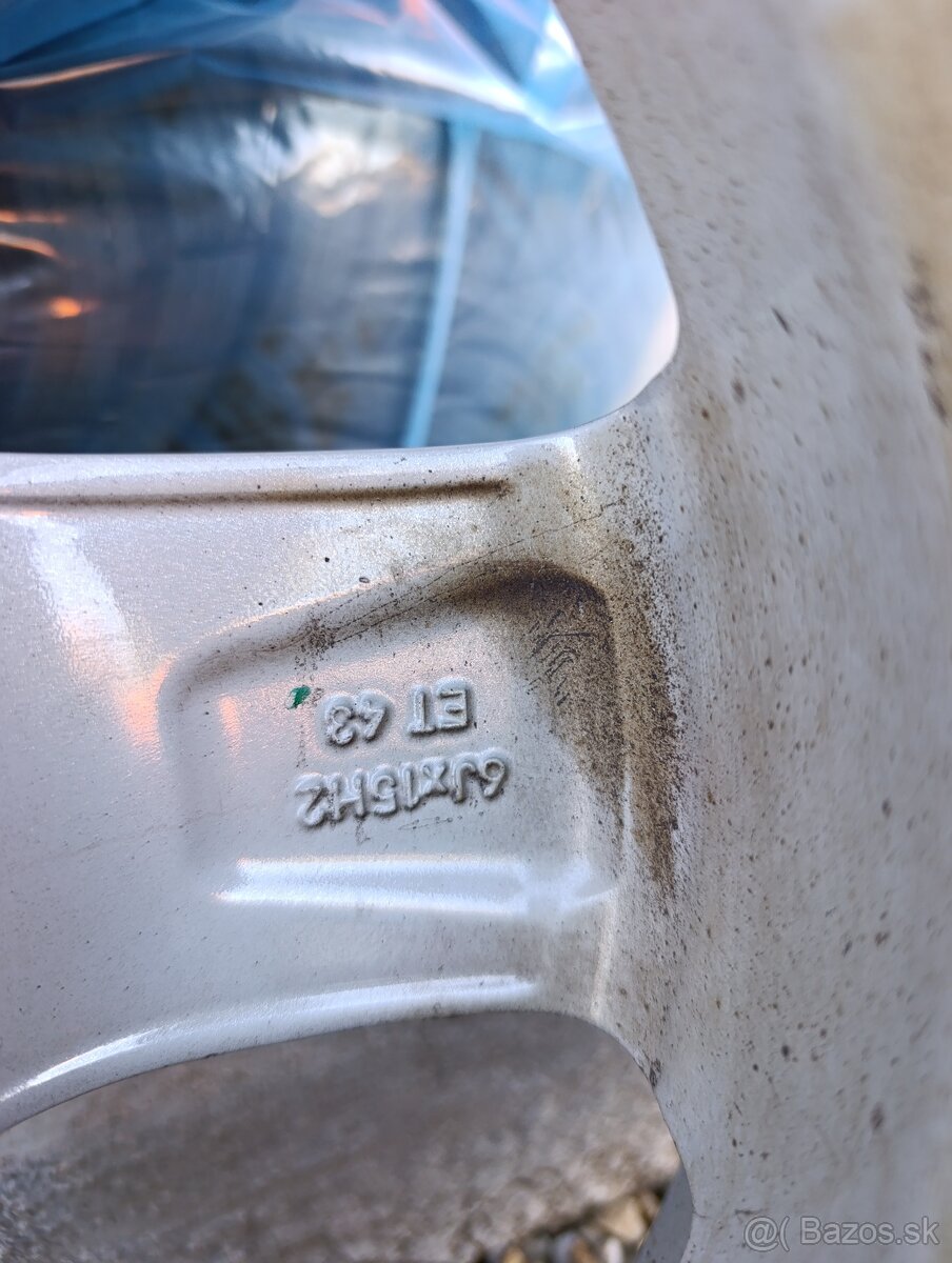 Volkswagen 5x112 R15, ET 43, 6J, 195/65 R15 - 3